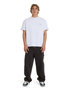Quiksilver YG Baggy Denim Pants Black Black Tint Brown
