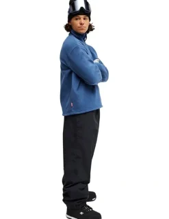 Quiksilver YG Cruz Polar Half Zip Fleece Dark Denim