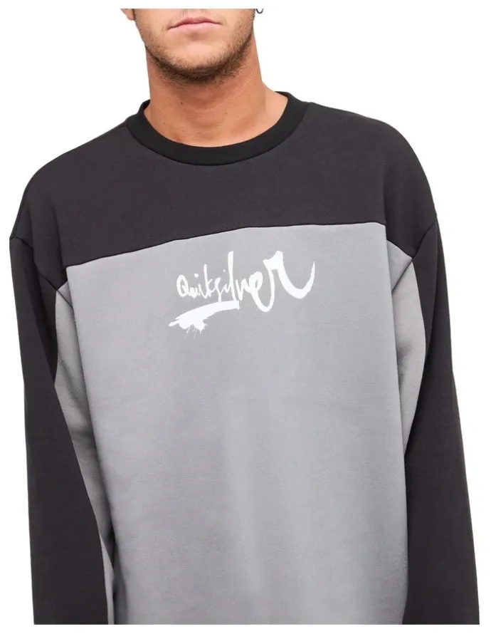 Quiksilver YG Factor Crew Neck Jumper In Quarry