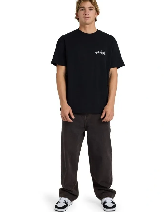 Quiksilver YG Spray Oversized T-Shirt Black
