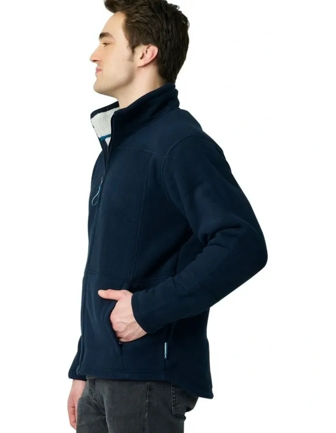 Rainbird Lumber Ultra Warm Fleece Jacket in Navy