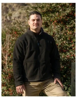 Rainbird Lumber Ultra Warm Fleece Jacket in Black