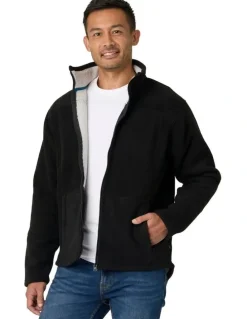 Rainbird Lumber Ultra Warm Fleece Jacket in Black