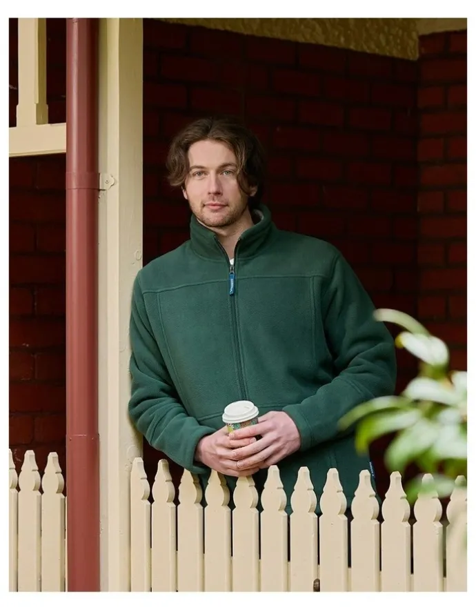 Rainbird Lumber Ultra Warm Fleece Jacket in Dark Green