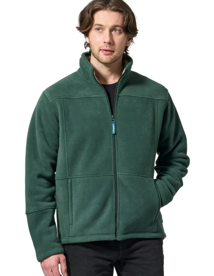 Rainbird Lumber Ultra Warm Fleece Jacket in Dark Green