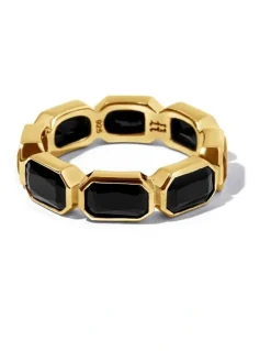 Rawninety Haven Onyx Ring | Gold