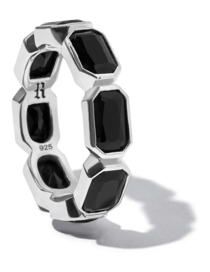 Rawninety Haven Onyx Ring | Silver