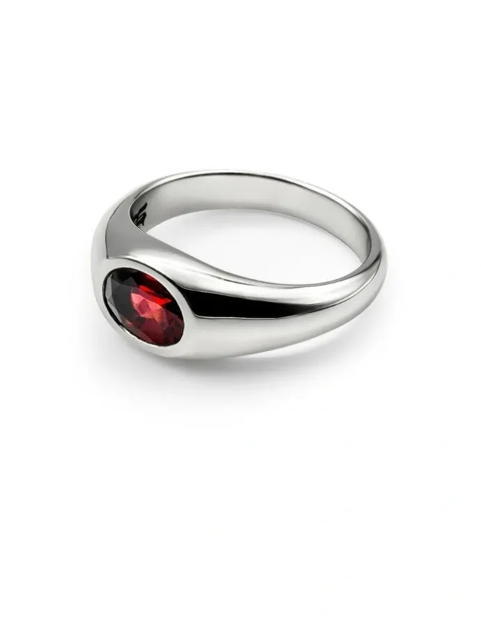 Rawninety Yuki Ring | Red Garnett
