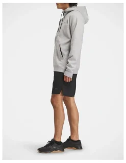 Reebok Athlete Full Zip In Medium Grey Heather