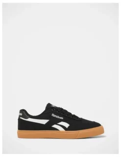 Reebok Court Advance Vulc Sneakers in Jet Black/Tan