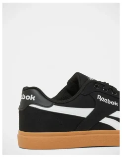 Reebok Court Advance Vulc Sneakers in Jet Black/Tan