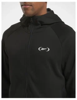 Reebok Reebok Hoopwear Full Zip In Black