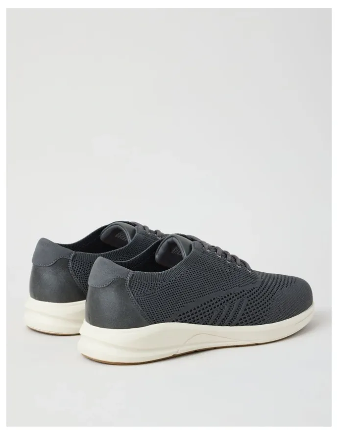 Regatta Bradley Knit Sneaker in Charcoal