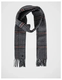 Regatta Check Houdstooth Scarf Winter Accessory Brown