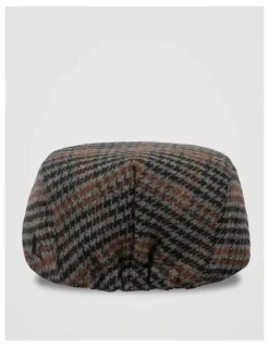 Regatta Houdstooth Driving Cap Hat Brown