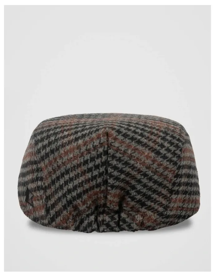 Regatta Houdstooth Driving Cap Hat Brown