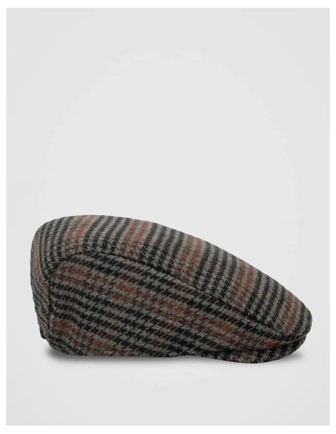 Regatta Houdstooth Driving Cap Hat Brown
