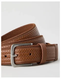 Regatta Perforated Casual Stretch Belt Tan Belt Tan