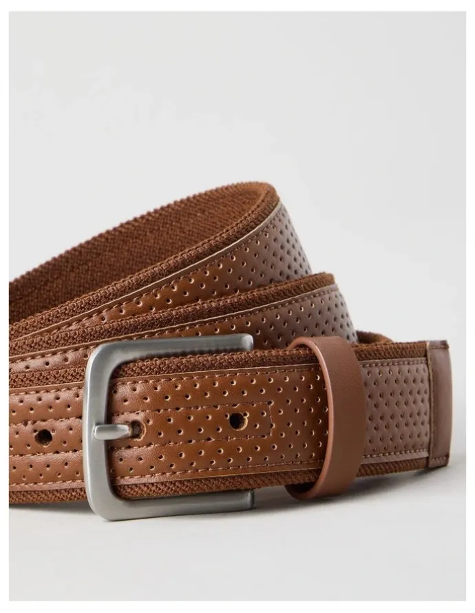 Regatta Perforated Casual Stretch Belt Tan Belt Tan