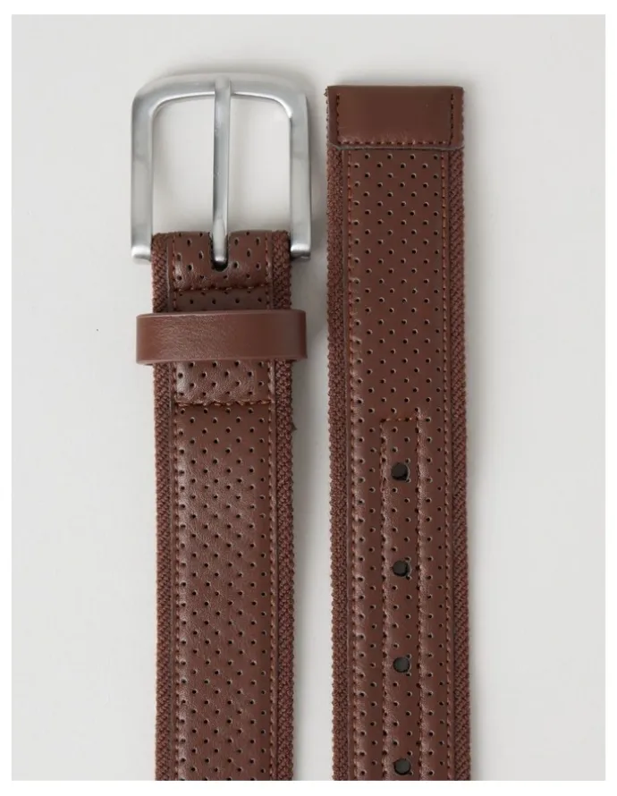 Regatta Perforated Casual Stretch Belt in Brown