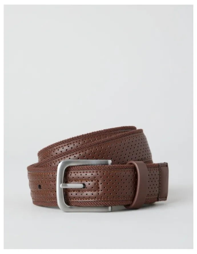 Regatta Perforated Casual Stretch Belt in Brown