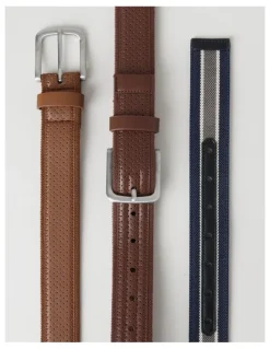 Regatta Perforated Casual Stretch Belt in Brown
