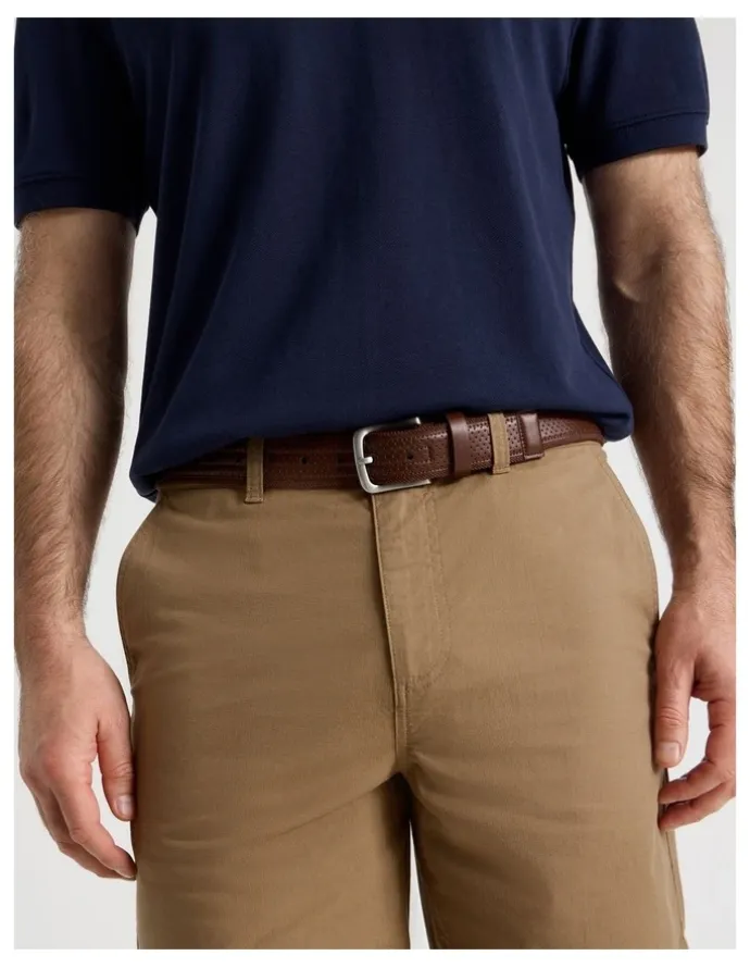 Regatta Perforated Casual Stretch Belt in Brown