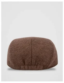 Regatta Ribbed Driving Cap Hat Chocolate