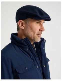 Regatta Ribbed Driving Cap Hat Navy