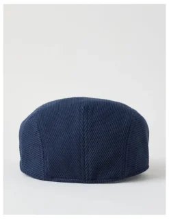 Regatta Ribbed Driving Cap Hat Navy
