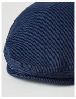 Regatta Ribbed Driving Cap Hat Navy