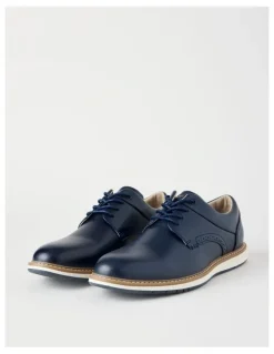 Regatta Storm Comfort Leather Lace Up in Navy