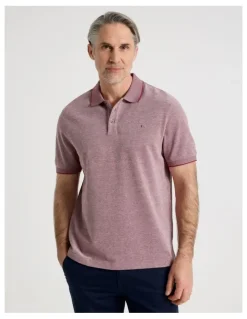 Regatta Birdseye Pique Polo in Red
