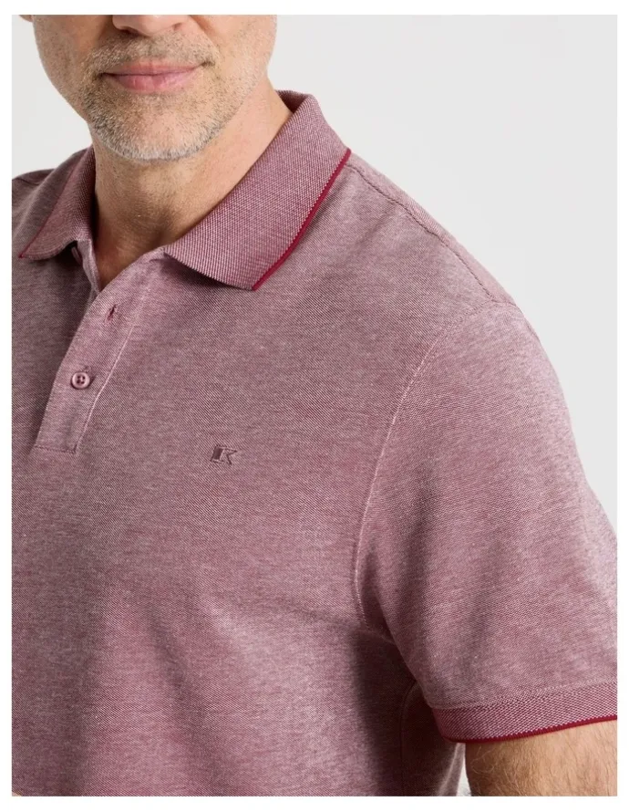 Regatta Birdseye Pique Polo in Red