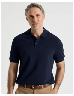 Regatta Birdseye Pique Polo in Navy