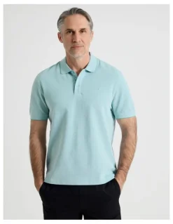 Regatta Birdseye Pique Polo in Turquoise