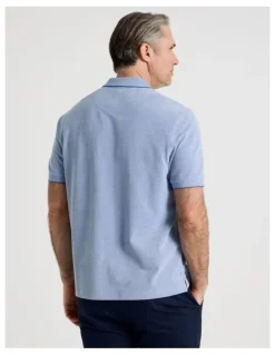 Regatta Birdseye Pique Polo in Mid Blues