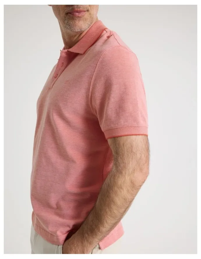 Regatta Birdseye Pique Polo in Coral