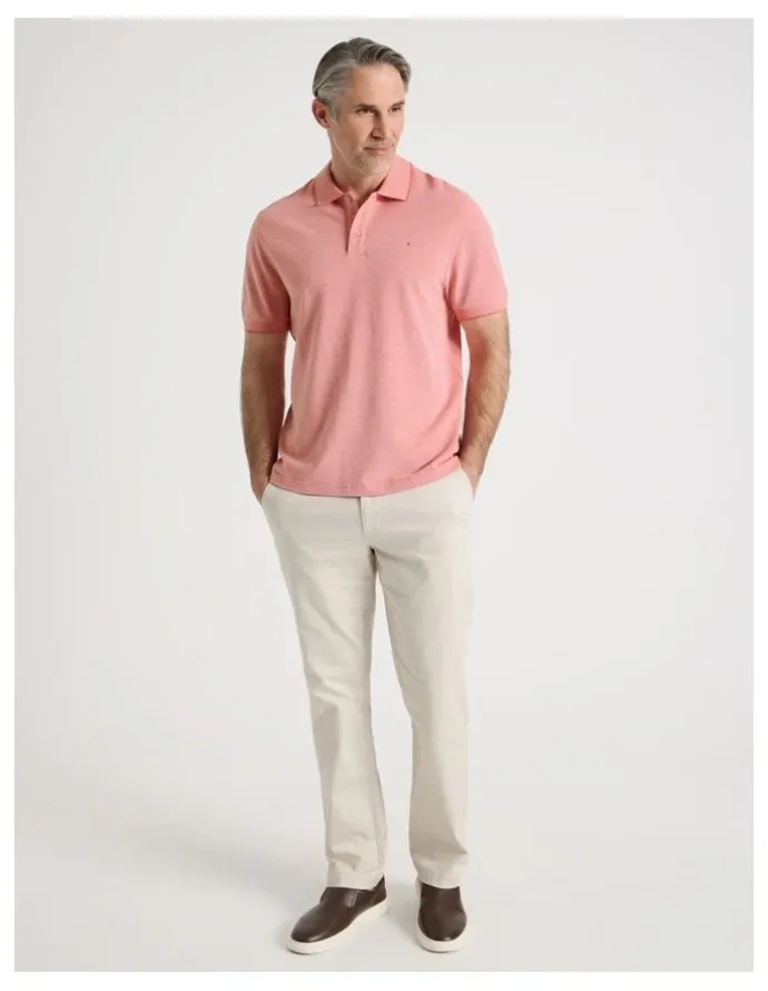 Regatta Birdseye Pique Polo in Coral