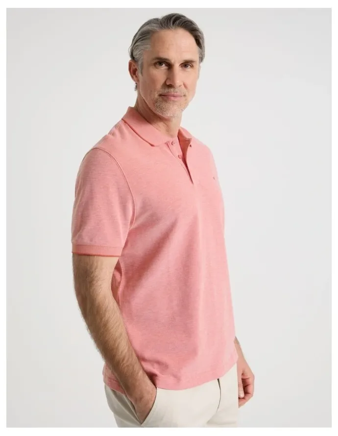 Regatta Birdseye Pique Polo in Coral