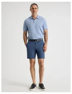 Regatta Chino Short in Mid Blues