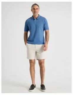 Regatta Contrast Tipping Jersey Polo in Blue