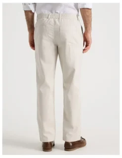 Regatta Cotton Linen Pant in Bone