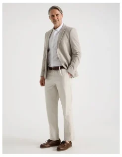 Regatta Cotton Linen Pant in Bone