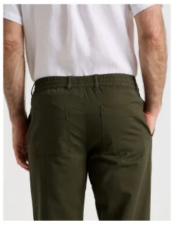 Regatta Cotton Linen Pant in Khaki