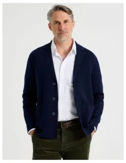 Regatta Knitted Blazer in Navy