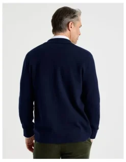 Regatta Knitted Blazer in Navy