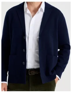Regatta Knitted Blazer in Navy