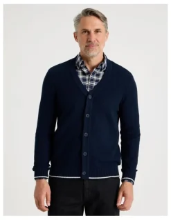 Regatta Knitted Cardigan in Navy