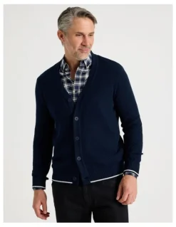 Regatta Knitted Cardigan in Navy